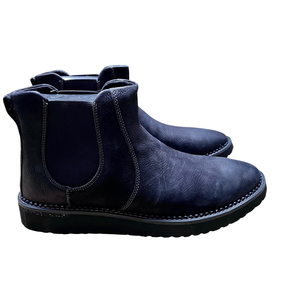 NEW Sperry Mens Black Nubuck‎ Leather Camden Chelsea Boots Size 11